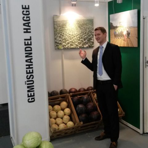 Jan Boje Ketels auf der Fruit Logistica